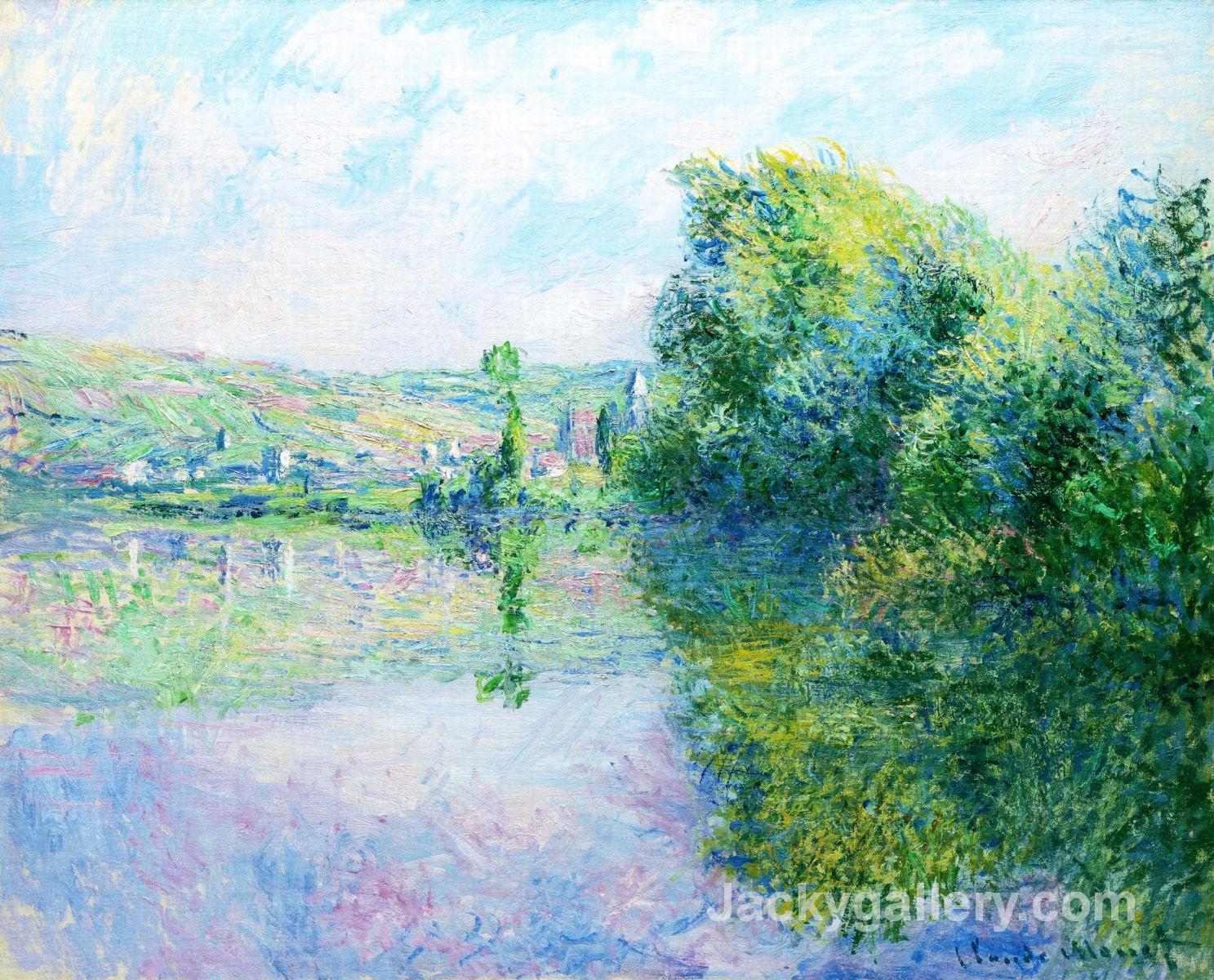 The Siene at Vetheuil by Claude Monet paintings reproduction
